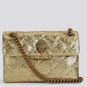 Kurt Geiger Glitter Mini Kensington Gold